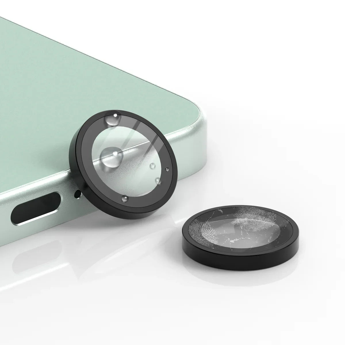 Araree Samsung S25 Metal Ring Camera Lens - Clear - Tashqila Araree Samsung S25 Metal Ring Camera Lens - Clear - Tashqila